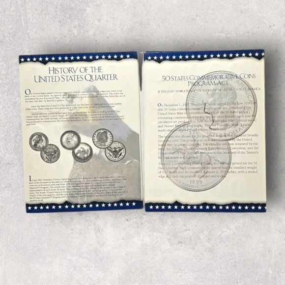 US Mint 50 State Quarters 1999-2008 Completed Folder - Picture 3 of 8